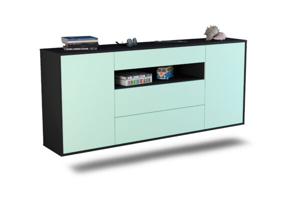 Sideboard Vallejo, Mint, hängend (180x79x35cm)