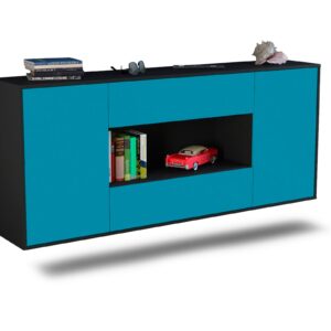 Sideboard Denton, Türkis, hängend (180x79x35cm)