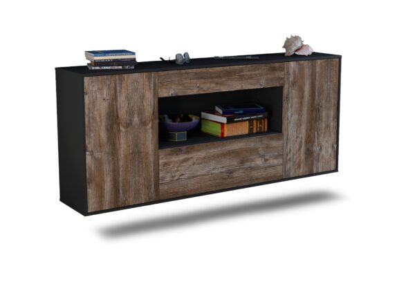 Sideboard Ann Arbor, Treibholz, hängend (180x79x35cm)