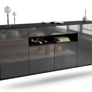 Sideboard Lansing, Grau, hängend (180x79x35cm)