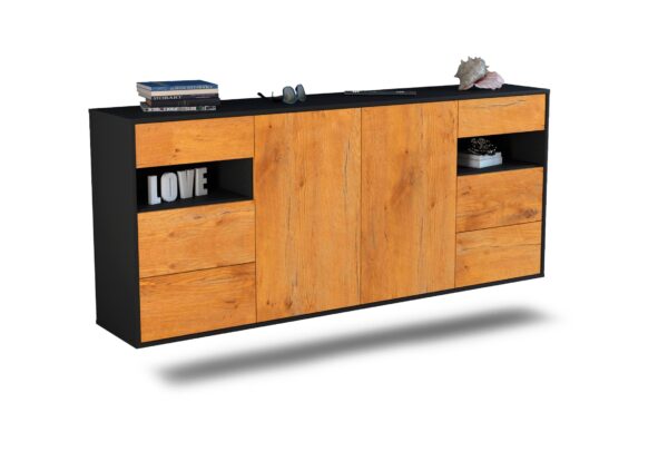 Sideboard Thornton, Eiche, hängend (180x79x35cm)