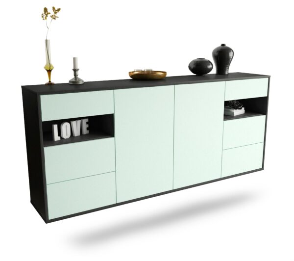 Sideboard Thornton, Mint, hängend (180x79x35cm)