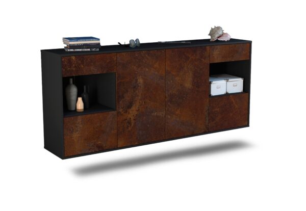 Sideboard Charleston, Rost, hängend (180x79x35cm)