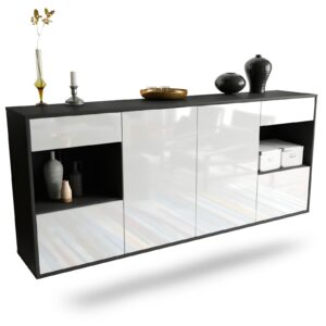 Sideboard Charleston, Weiß, hängend (180x79x35cm)
