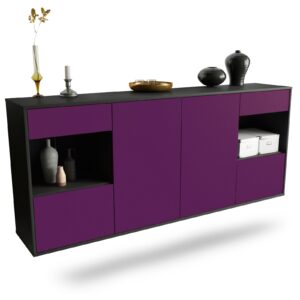 Sideboard Charleston, Lila, hängend (180x79x35cm)