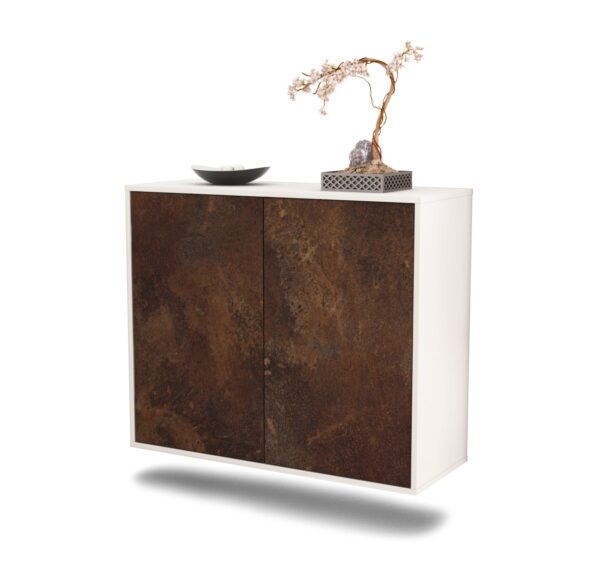 Sideboard Hialeah, Rost, hängend (92x79x35cm)