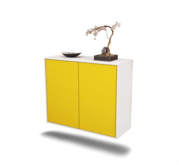 Sideboard Hialeah, Gelb, hängend (92x79x35cm)