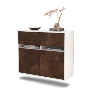 Sideboard Akron, Rost, hängend (92x79x35cm)