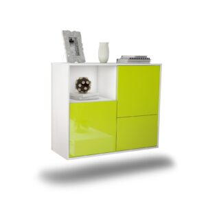 Sideboard Boise, Grün, hängend (92x79x35cm)