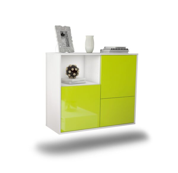 Sideboard Boise, Grün, hängend (92x79x35cm)