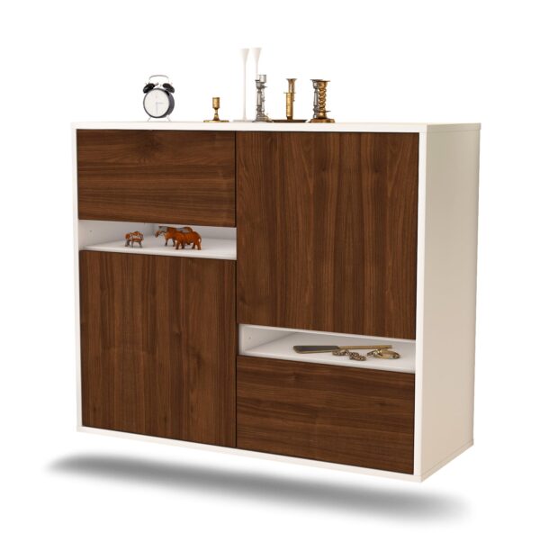 Sideboard Irvine, Walnuss, hängend (92x79x35cm)