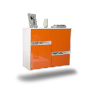 Sideboard Irvine, Orange, hängend (92x79x35cm)