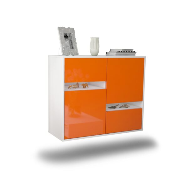 Sideboard Irvine, Orange, hängend (92x79x35cm)