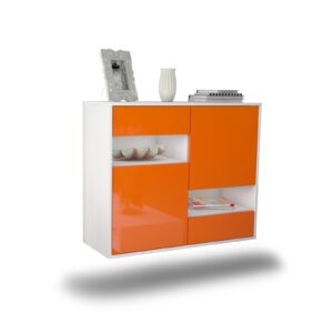 Sideboard Spokane, Orange, hängend (92x79x35cm)