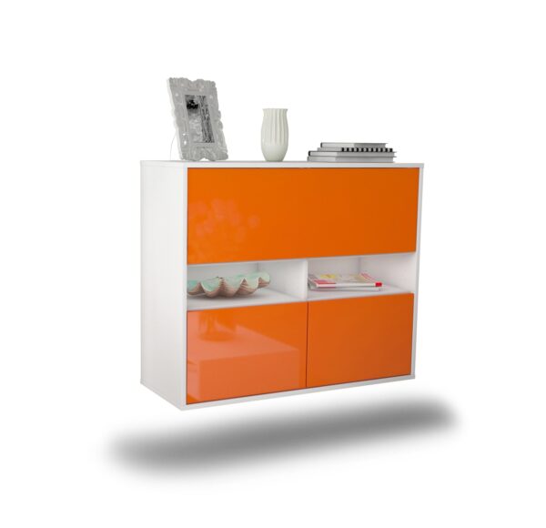 Sideboard San Bernardino, Orange, hängend (92x79x35cm)