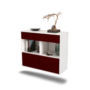 Sideboard Mobile, Bordeaux, hängend (92x79x35cm)