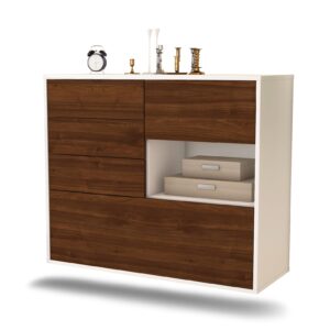 Sideboard Knoxville, Walnuss, hängend (92x79x35cm)
