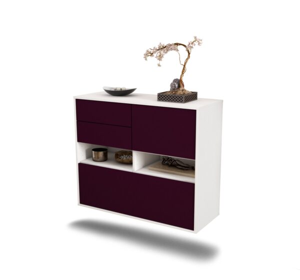 Sideboard Salt Lake City, Lila, hängend (92x79x35cm)