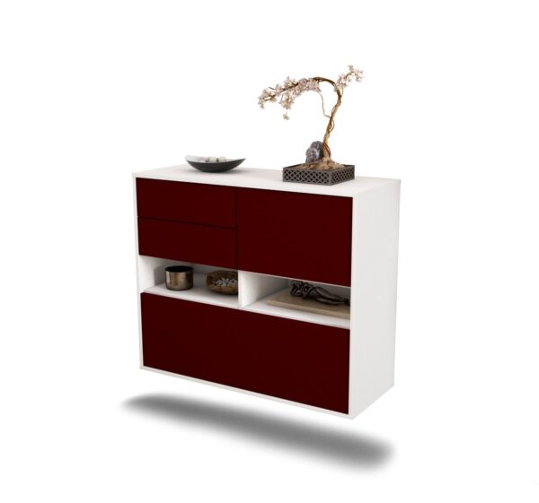 Sideboard Salt Lake City, Bordeaux, hängend (92x79x35cm)