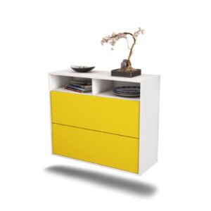 Sideboard Spring Valley, Gelb, hängend (92x79x35cm)