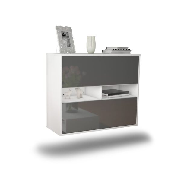 Sideboard Jackson, Grau, hängend (92x79x35cm)