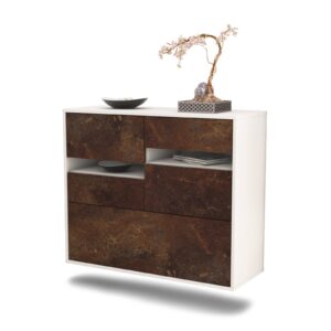 Sideboard Fayetteville, Rost, hängend (92x79x35cm)
