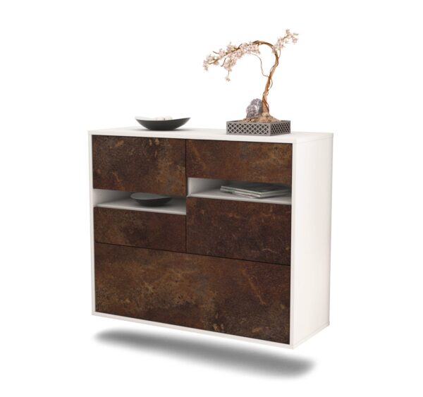 Sideboard Fayetteville, Rost, hängend (92x79x35cm)