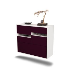 Sideboard Fayetteville, Lila, hängend (92x79x35cm)