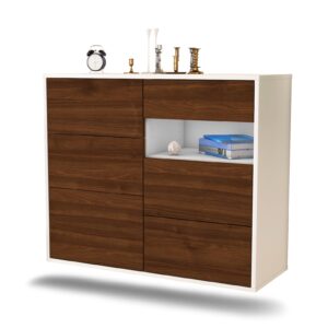 Sideboard Huntsville, Walnuss, hängend (92x79x35cm)
