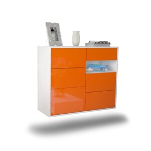 Sideboard Huntsville, Orange, hängend (92x79x35cm)