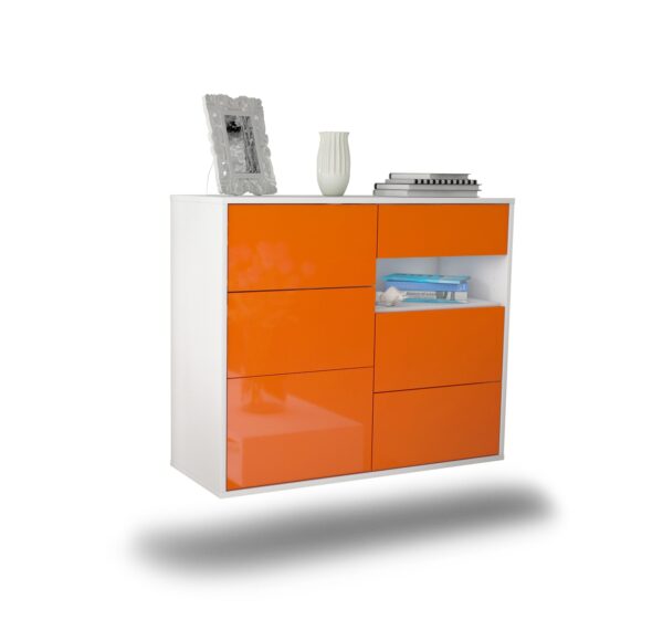 Sideboard Huntsville, Orange, hängend (92x79x35cm)