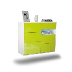 Sideboard Huntsville, Grün, hängend (92x79x35cm)