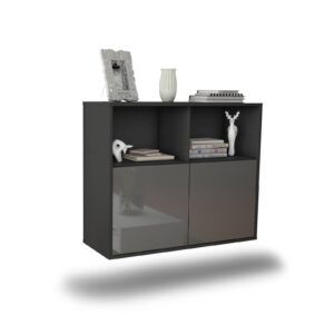Sideboard Rochester, Grau, hängend (92x79x35cm)