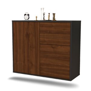 Sideboard Tacoma, Walnuss, hängend (92x79x35cm)