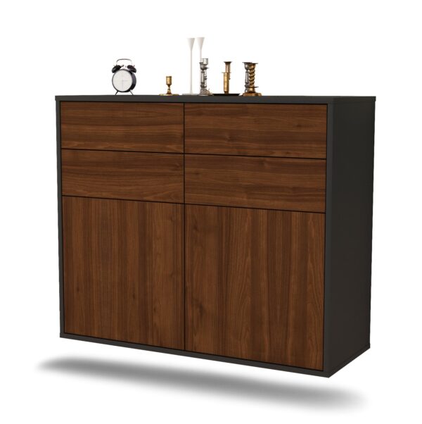 Sideboard Grand Rapids, Walnuss, hängend (92x79x35cm)