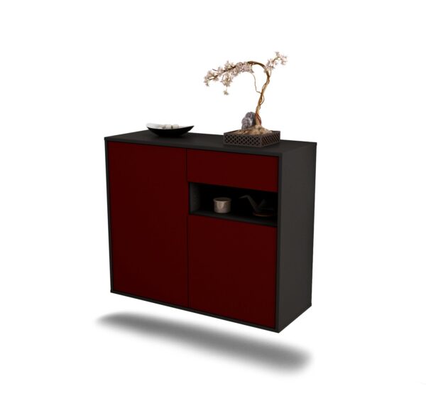 Sideboard Augusta, Bordeaux, hängend (92x79x35cm)