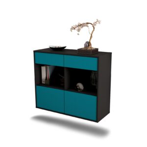 Sideboard Mobile, Türkis, hängend (92x79x35cm)