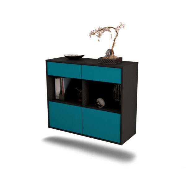 Sideboard Mobile, Türkis, hängend (92x79x35cm)