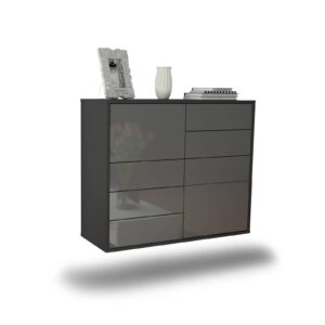 Sideboard Paradise, Grau, hängend (92x79x35cm)
