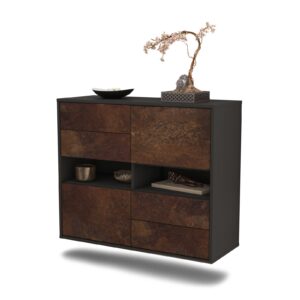 Sideboard Oxnard, Rost, hängend (92x79x35cm)