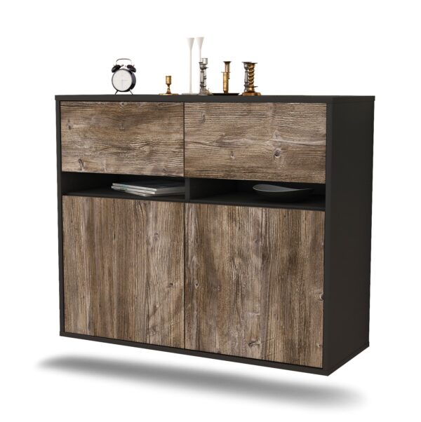 Sideboard Fort Lauderdale, Treibholz, hängend (92x79x35cm)