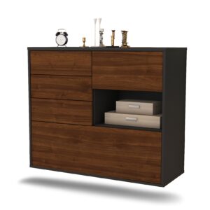 Sideboard Knoxville, Walnuss, hängend (92x79x35cm)