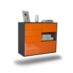 Sideboard Knoxville, Orange, hängend (92x79x35cm)