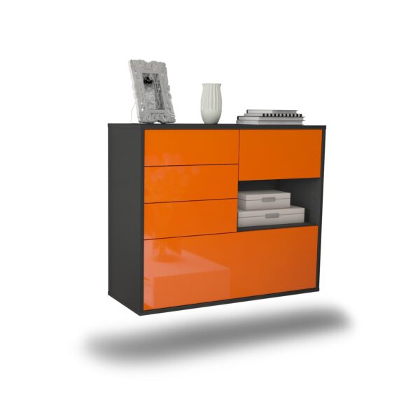 Sideboard Knoxville, Orange, hängend (92x79x35cm)