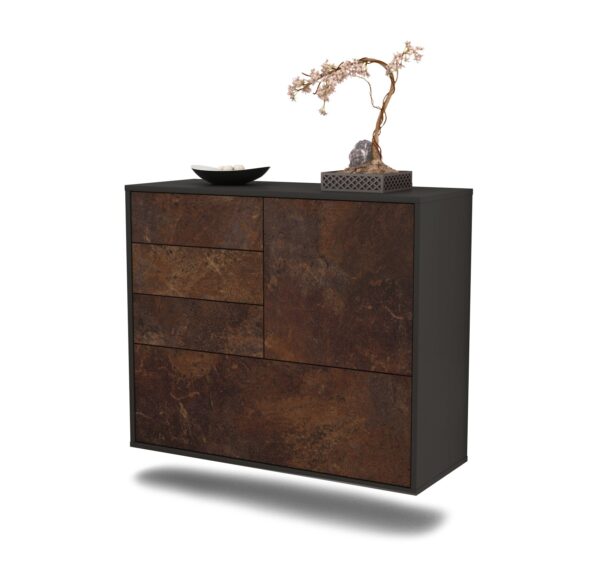 Sideboard Fontana, Rost, hängend (92x79x35cm)
