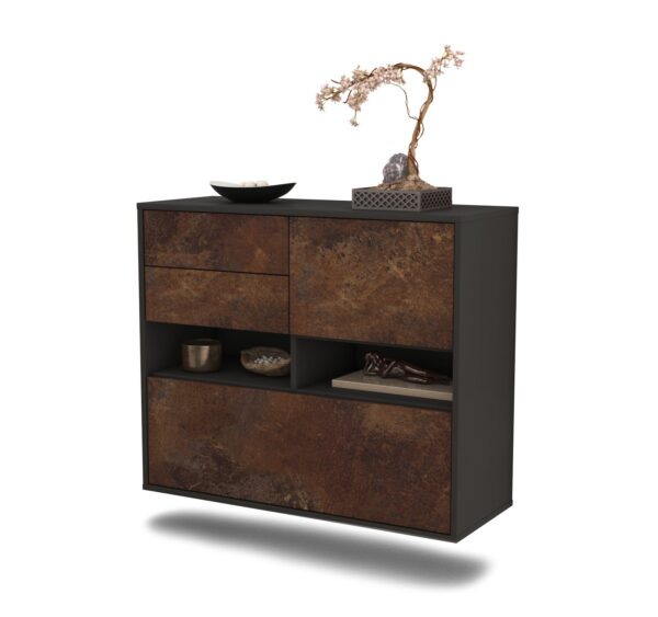 Sideboard Salt Lake City, Rost, hängend (92x79x35cm)