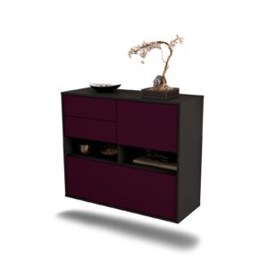 Sideboard Salt Lake City, Lila, hängend (92x79x35cm)