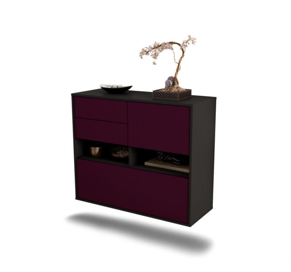 Sideboard Salt Lake City, Lila, hängend (92x79x35cm)