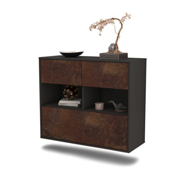Sideboard Newport News, Rost, hängend (92x79x35cm)