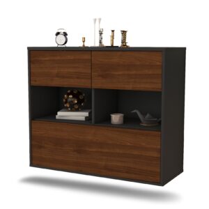 Sideboard Newport News, Walnuss, hängend (92x79x35cm)